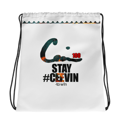'STAY CEEVIN' Drawstring bag