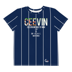 CEEVIN Foreign Crewneck (Youth) | Blue Striped