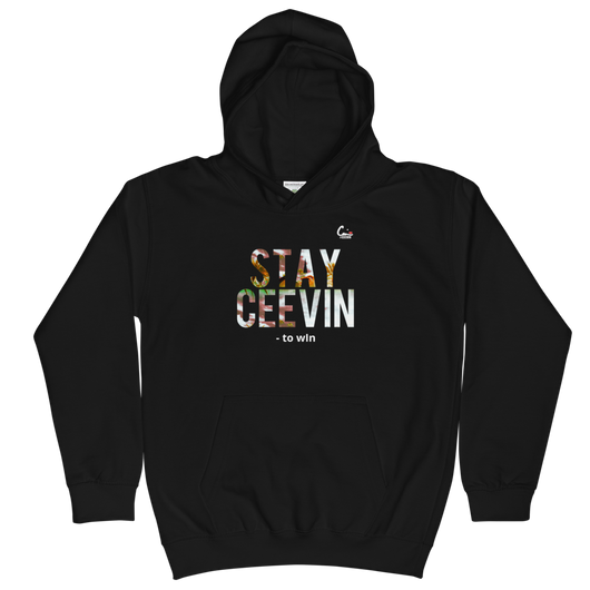 Stay Ceevin Youth Hoodie - Ceevin 100 Shop