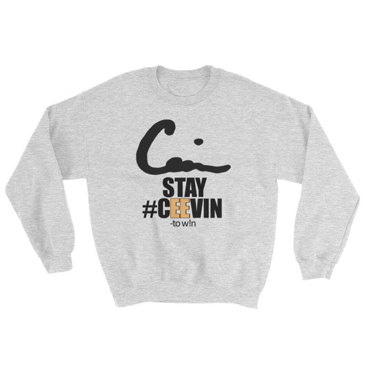 Stay #CEEVIN Crewneck [sports grey] - Ceevin 100 Shop