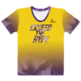 'Exceed The Hype' (Purple/Gold) Women's Tee