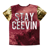 Stay CEEVIN Youth Crew Neck T-shirt (blush)