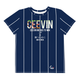 CEEVIN Foreign Crewneck (Youth) | Blue Striped