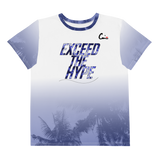'Exceed The Hype' (Blue/White) Youth Tee