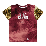 Stay CEEVIN Youth Crew Neck T-shirt (blush)