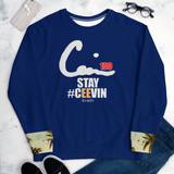 Stay #CEEVIN Sweatshirt (Navy Blue)