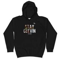Stay Ceevin Youth Hoodie - Ceevin 100 Shop