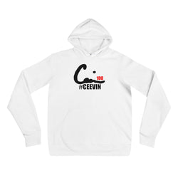 #CEEVIN fleece hoodies - White