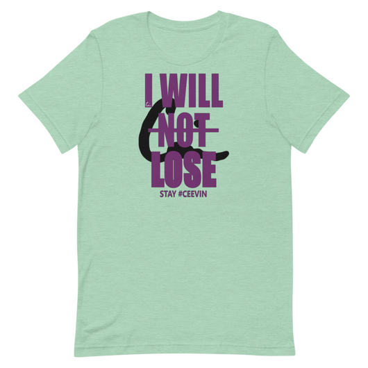 'I Will Not Lose' Tee #CEEVIN [mint]